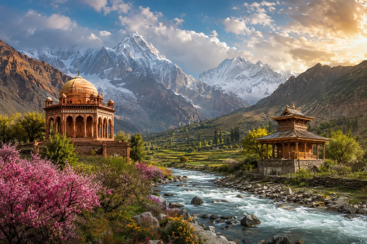 India, Nepal & Pakistan travel destination